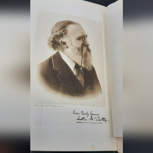 Reminiscences by Justin McCarthy Volume 1 & 2 Books 1899 Deckle Edge - Picture 6 of 15